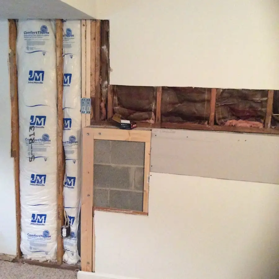 Wall insulation replacement during Contents Cleaning & Restoration in Buckeye